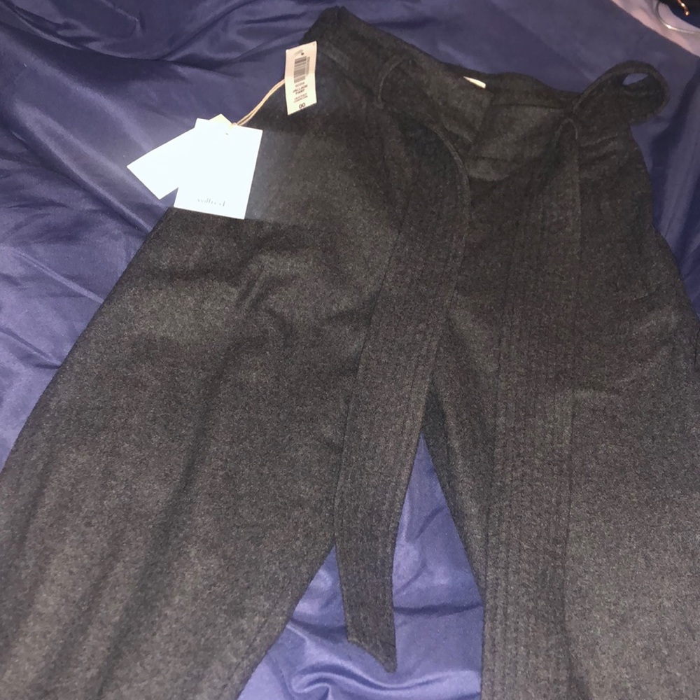 Aritzia charcoal grey pants